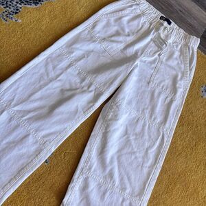 GAP White High Rise Wide leg Jeans size small